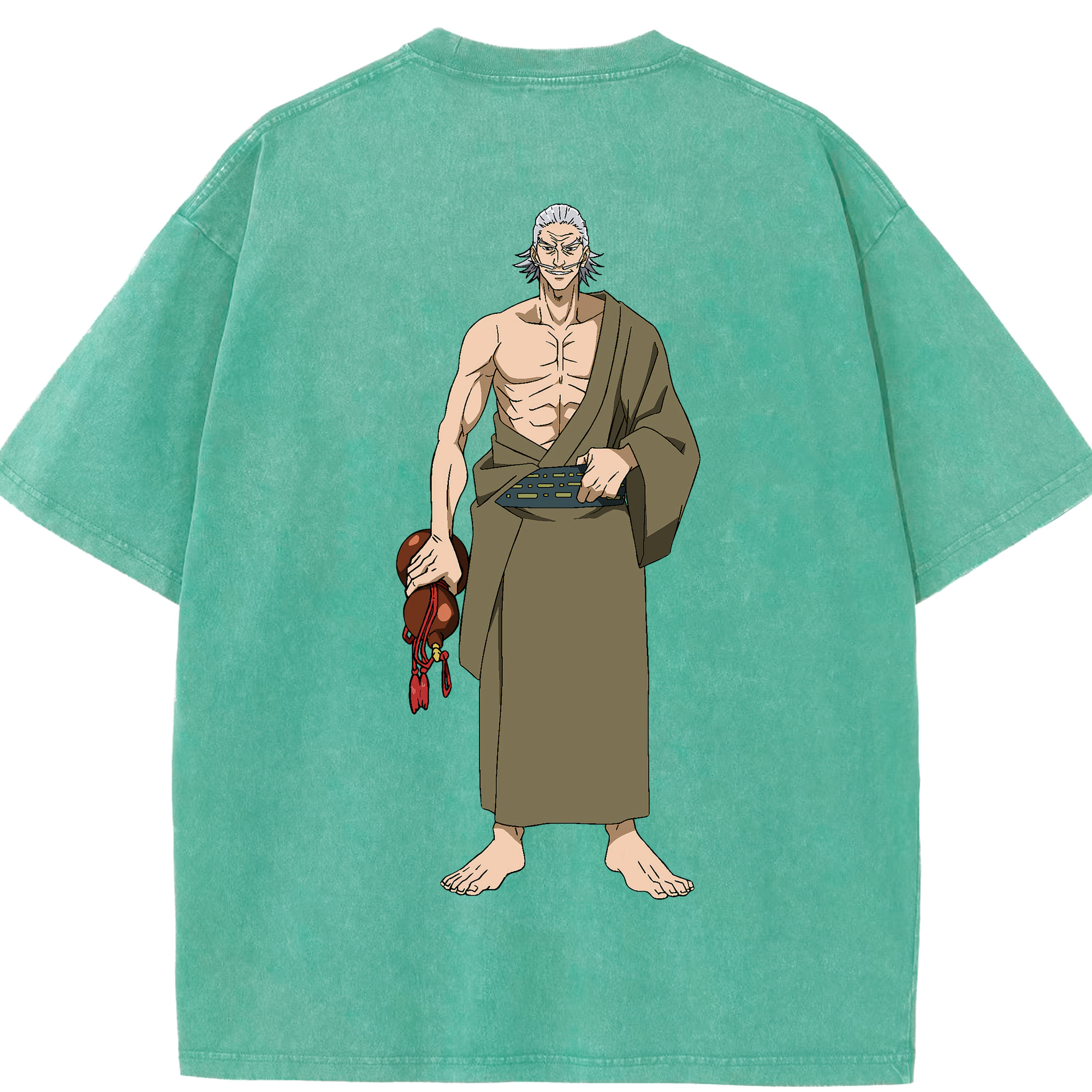（画像用） 呪術廻戦 Jujutsu Kaisen 綿100% ヴィンテージ風 半袖Tシャツ（背面プリント）